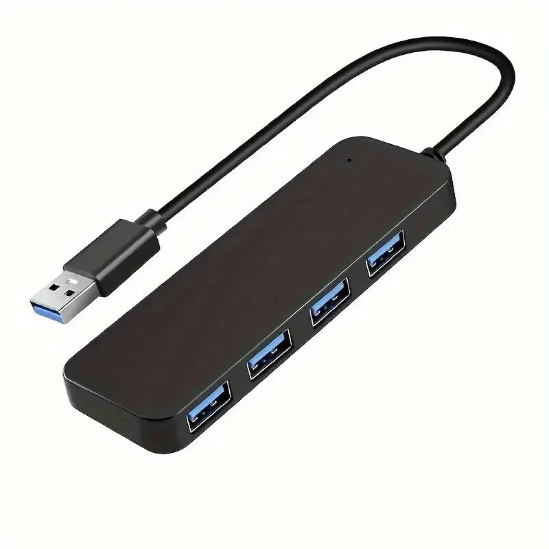 USB 3.0 Hub, 4-Port USB Hub USB Splitter USB Expander for Laptop, Xbox, Flash Drive, HDD, Console, Printer, Camera,Keyborad