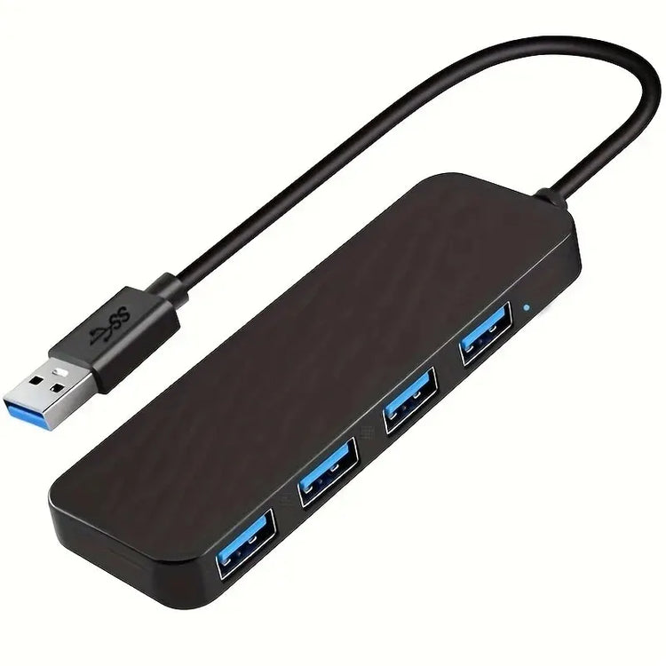 USB 3.0 Hub, 4-Port USB Hub USB Splitter USB Expander for Laptop, Xbox, Flash Drive, HDD, Console, Printer, Camera,Keyborad