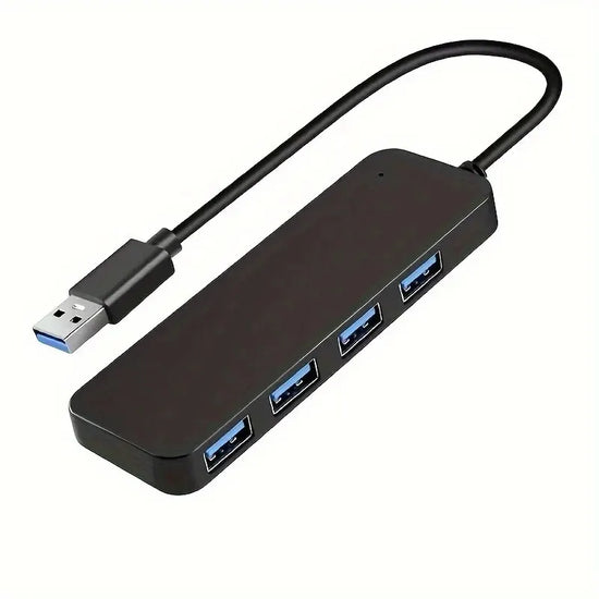USB 3.0 Hub, 4-Port USB Hub USB Splitter USB Expander for Laptop, Xbox, Flash Drive, HDD, Console, Printer, Camera,Keyborad